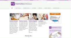Desktop Screenshot of fashion-schools.org