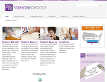 Tablet Screenshot of fashion-schools.org